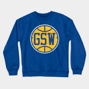 Golden State Vintage Basketball Crewneck Sweatshirt